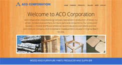 Desktop Screenshot of acocorp.com