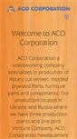 Mobile Screenshot of acocorp.com